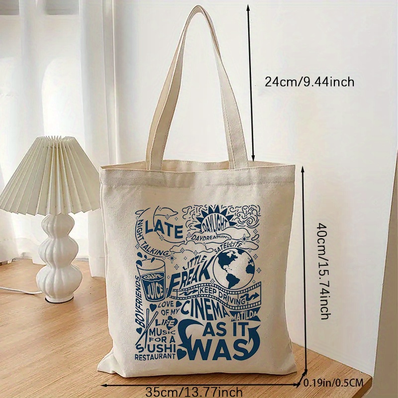 Simplicity Canva Tote Bag, School Bag, Grocery Bag, Tote Bags, Shoulde –  EllaMay's Little Things