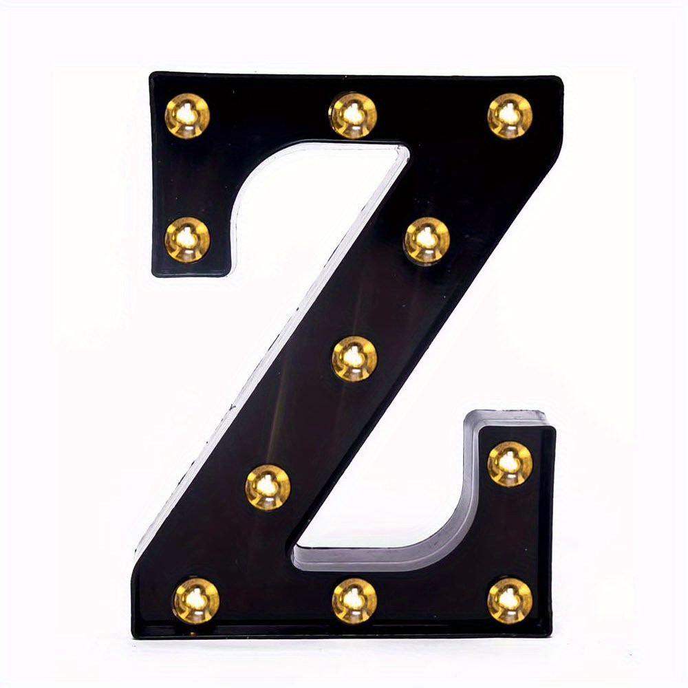 Led Lights Sign Marquee Letters U z Led Letters Lights 26 - Temu