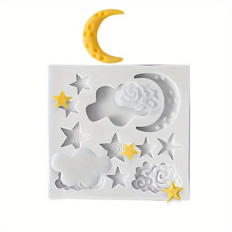 1pc Molde Chocolate Night Sky Molde Silicona 3d Molde Dulces - Temu