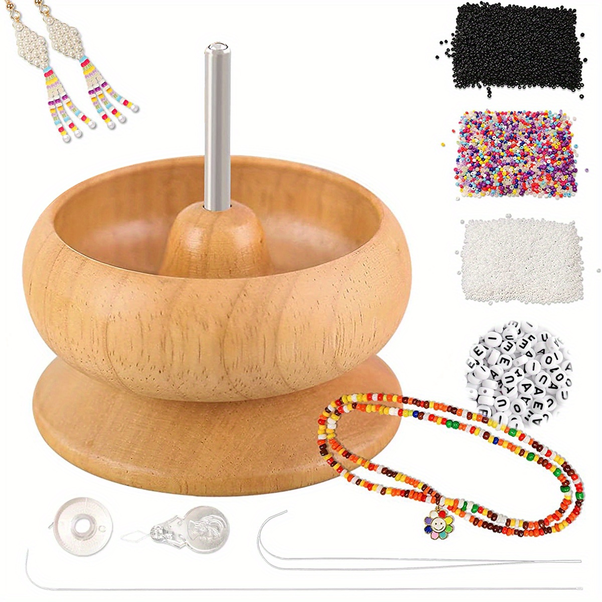 Electric Bead Stringing Machine Handmade Bead Bowl Practical - Temu