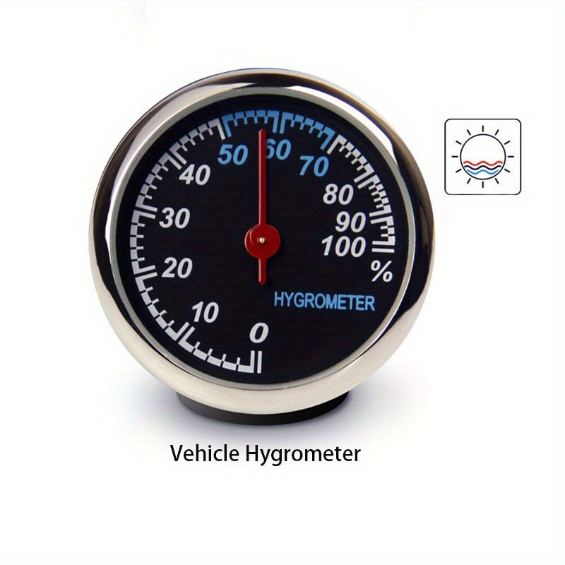 1pc Mini Mechanical Thermometer With High Accuracy, Suitable For Car,  Indoor, Kitchen Temperature Measurement. Battery-free, Convenient And  Compact
