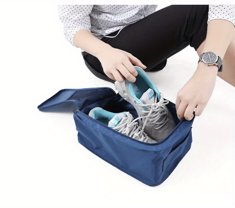Portable Folding Small Shoe Bag Travel Storage Bag Shoe Storage Bag Multifunctional Waterproof Beach Travel Shoe Bag