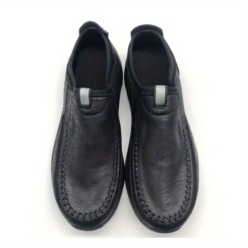 Mens Vintage Loafers Wear Resistant Non Slip Comfy Casual Shoes Slip On