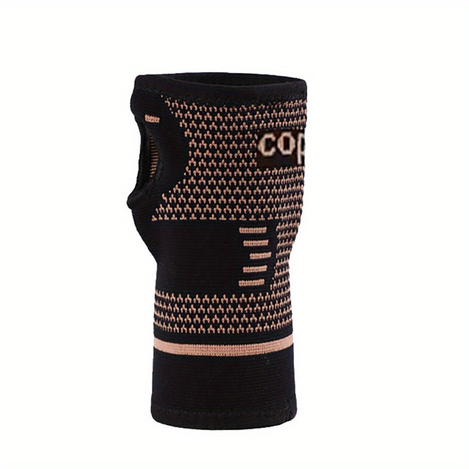 Adjustable Copper Wrist Support for Sports and Weightlifting