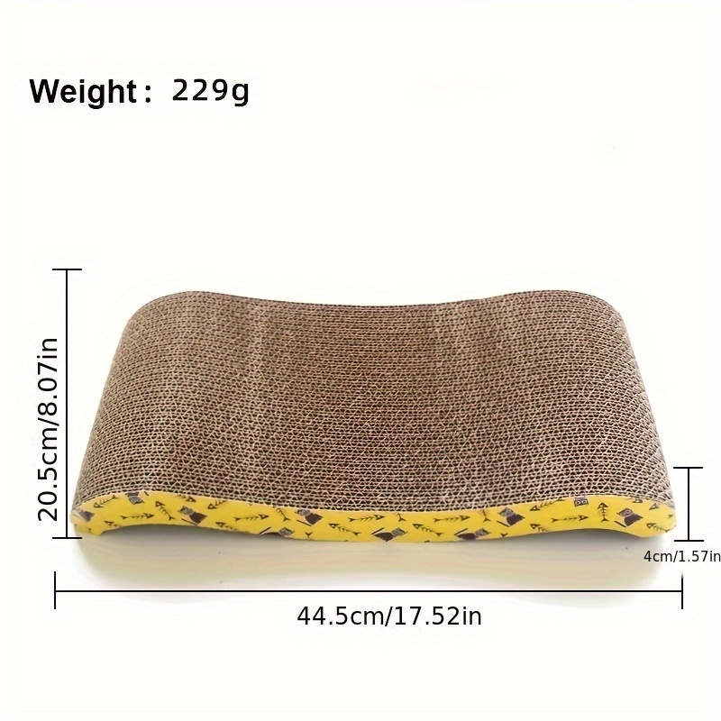 Durable Corrugated Cat Scratching Pad for Happy Indoor Cats