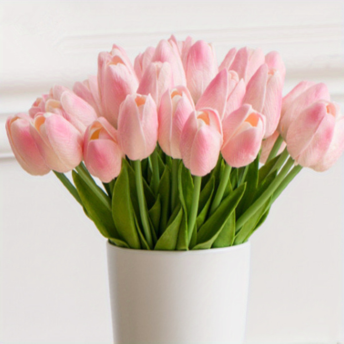  FiveSeasonStuff - Flores artificiales de tulipanes, se sientes  reales al tacto, ideales como ramo de boda, decoración del hogar, fiesta,  arreglos florales (15 tallos) : Todo lo demás
