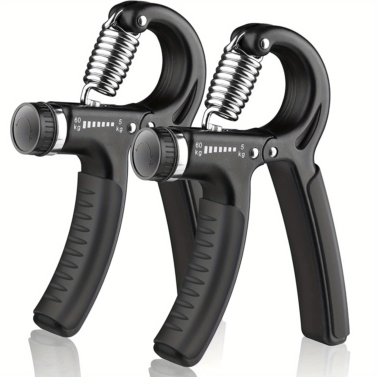  KDG Hand Grip Strengthener 2 Pack(Black) Adjustable Resistance  10-130 lbs Forearm Exerciser，Grip Strength Trainer for Muscle Building and  Injury Recovery for Athletes : Sports & Outdoors