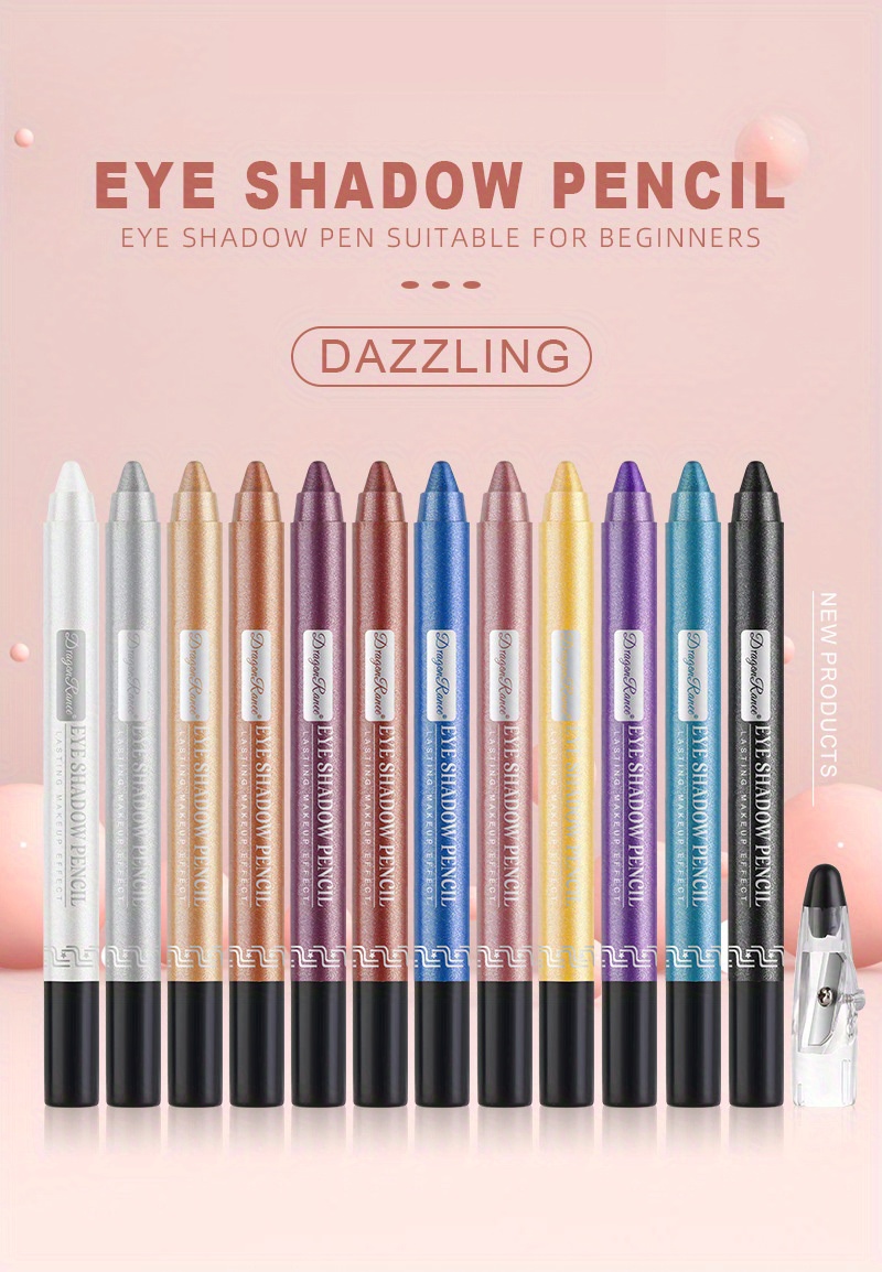 1 Pearly Eyeshadow Pen Eyelid Crease Pen Shimmer Glitter Temu