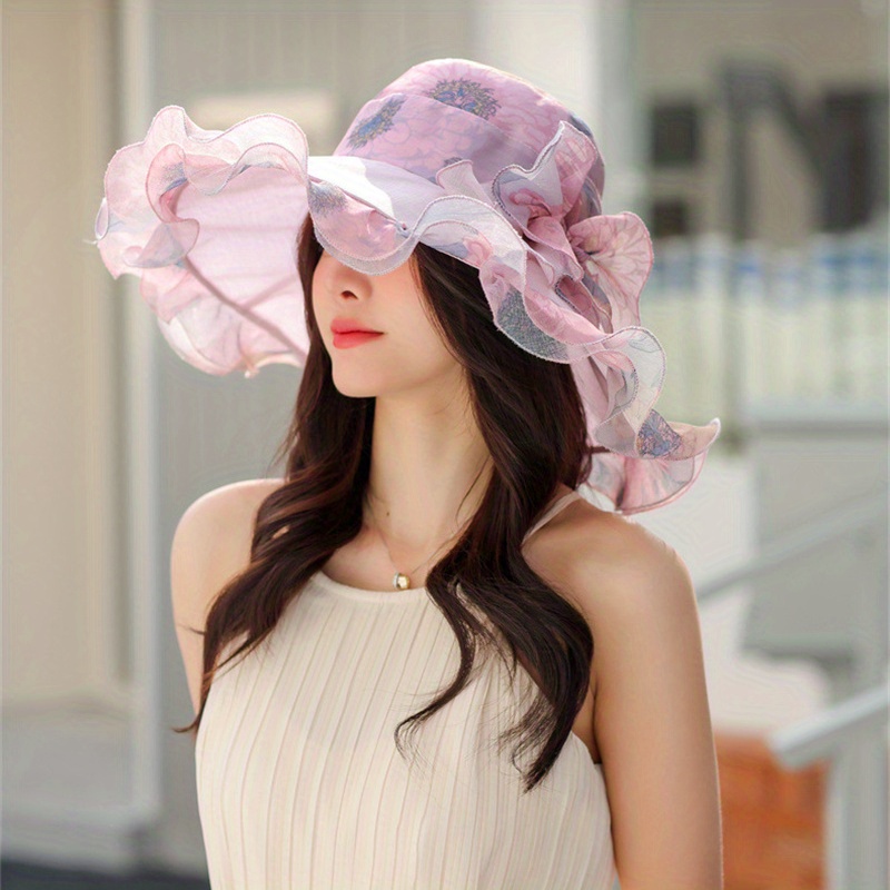 Sun Hats For Women Artistic Bucket Hat With Stylish Design And Sun  Protection From Roq0, $18.51
