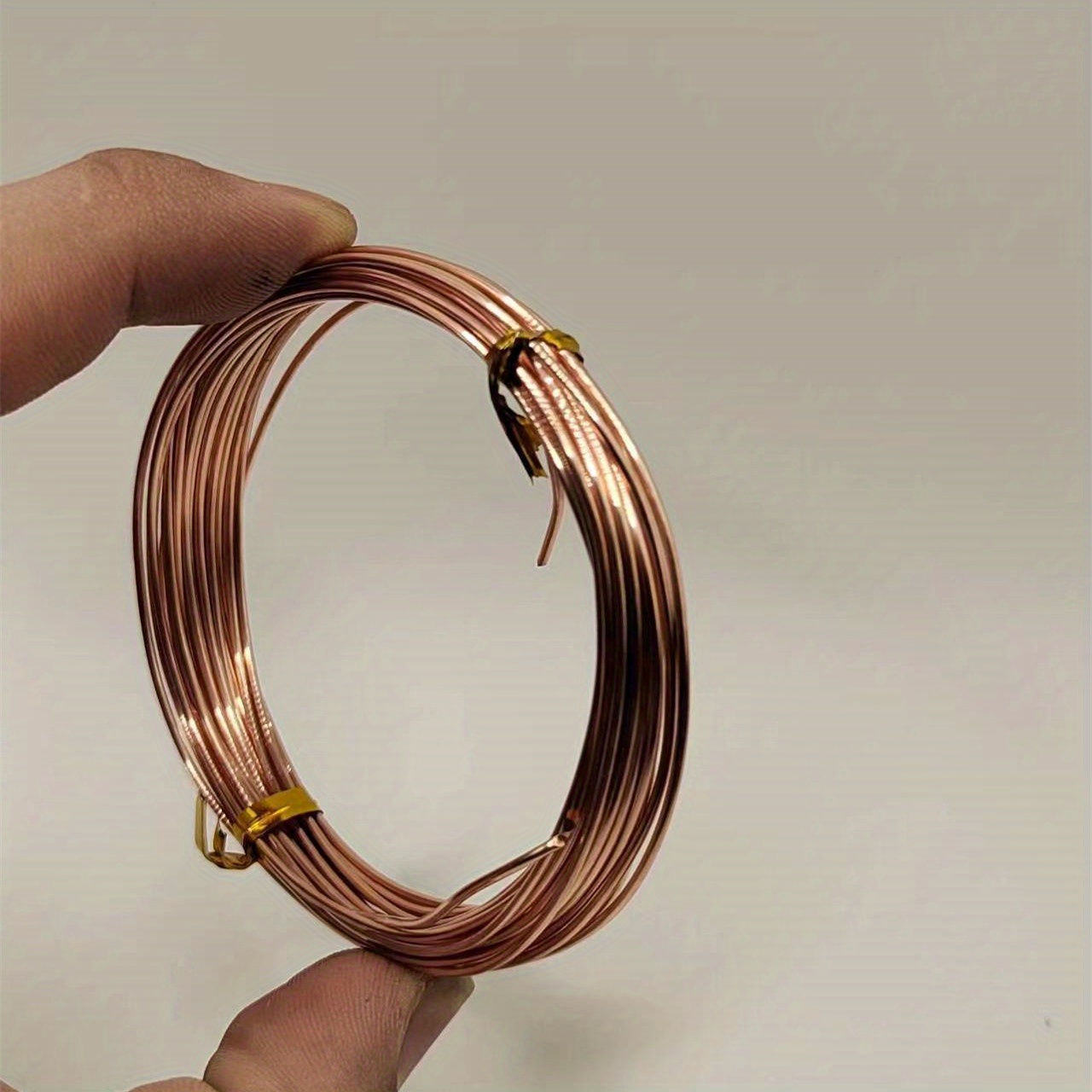 99.5% 1m Pure Copper Wire, Round, Solid, Uncoated, 0.5 Diameter