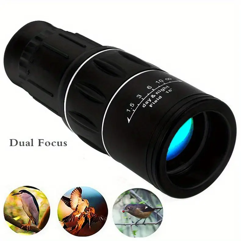 16x52 hd monocular telescope high power prism compact monoculars for adults kids hd monocular scope for bird watching hunting hiking concert travelling details 2