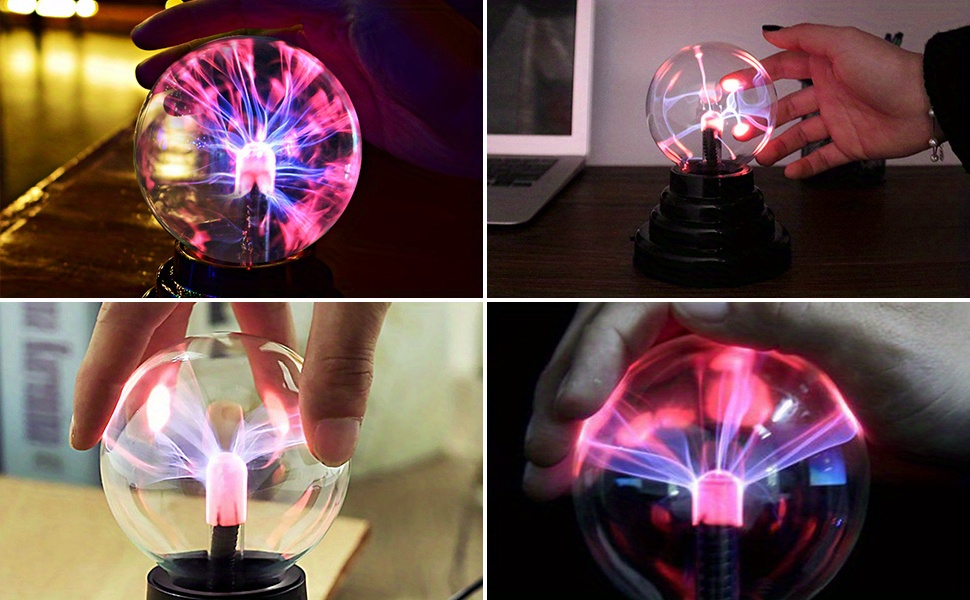 Plasma Ball Light Touch Sensitive Magic Plasma Ball - Temu