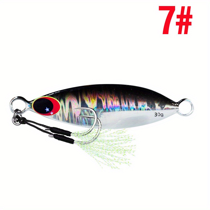 Bionic Metal Slow Jig Fishing Lure Sinks Quickly Tuna Bass - Temu