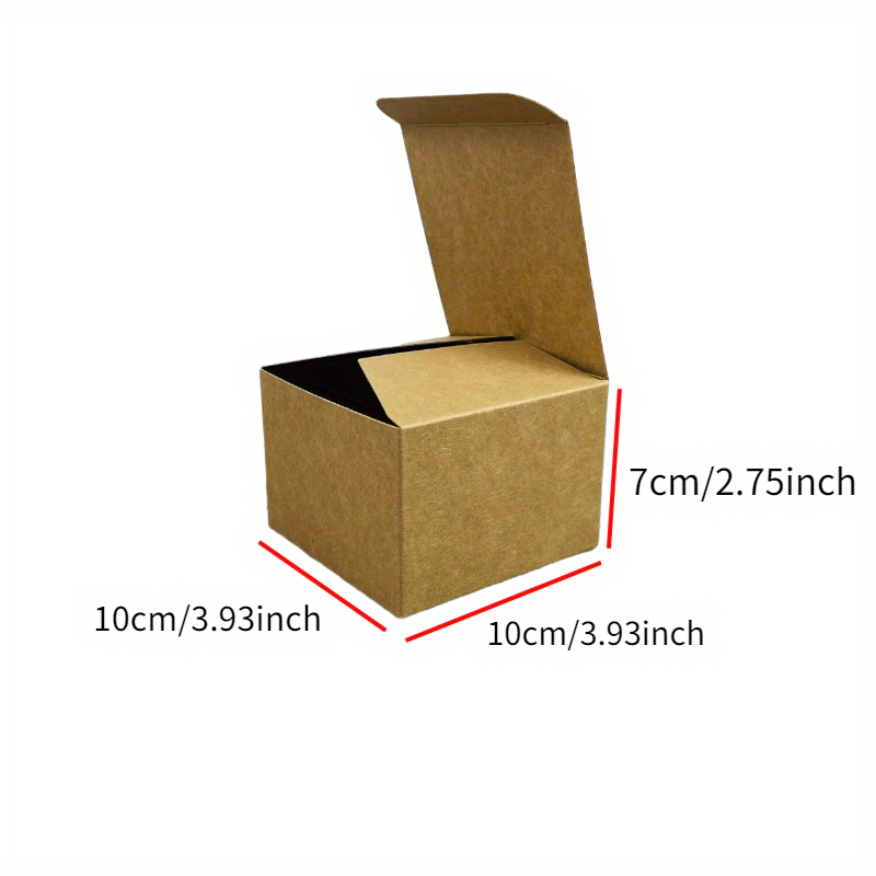 10 Stück Kraftpapier verpackungsbox Schwarze Papierbox Weiße - Temu Germany
