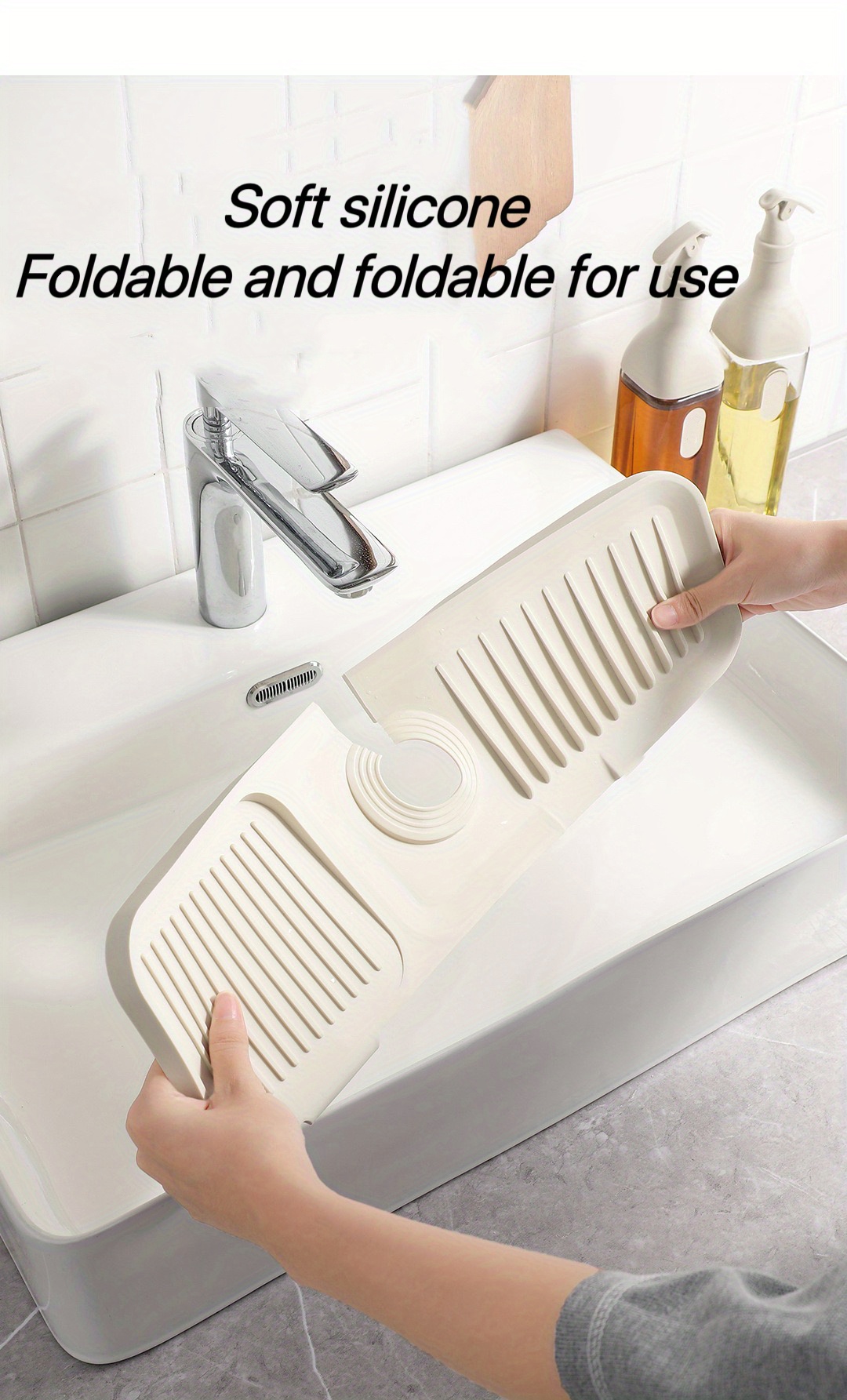 Faucet Draining Mat Non slip Countertop Mat Household Soap - Temu