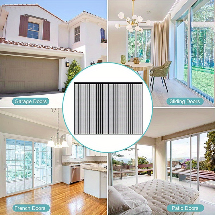 Double Garage Screen Door Magentic Garage Door Net 2 Car Temu