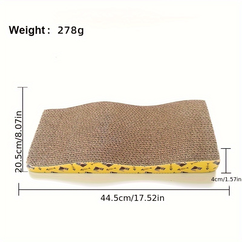 Durable Corrugated Cat Scratching Pad for Happy Indoor Cats