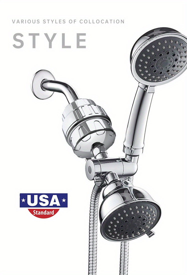 15 Stage Shower Filter Shower Head Filter Hard Water Filter Temu