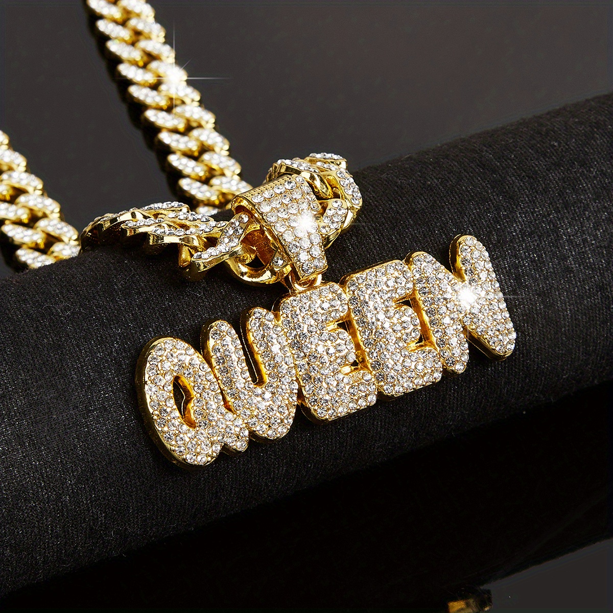 Bubble Letter Number 23 Cuban Chain for Men Iced Out Choker Necklace Real  Gold Plated Hip Hop Jewelry 2023 Trends