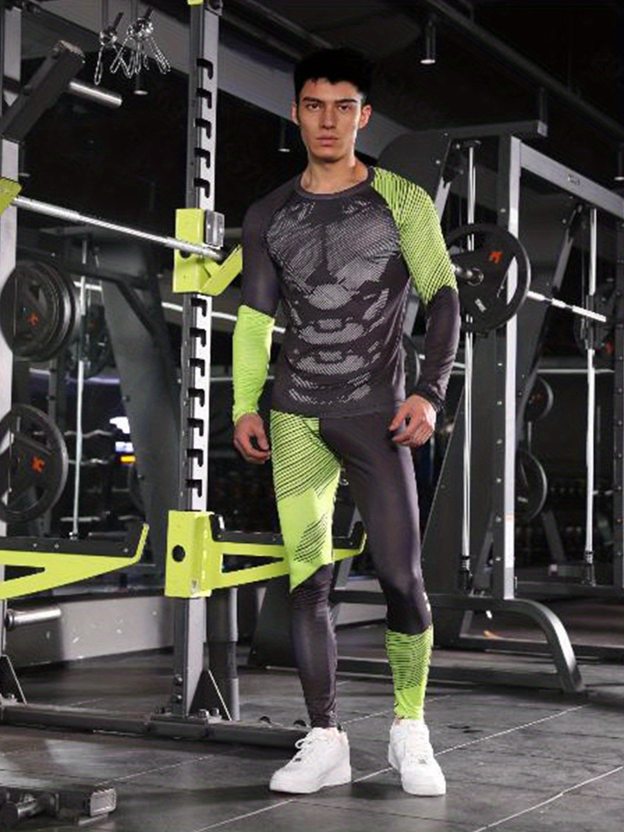 Men's Basketball Compression Leggings Fitness Apparel High