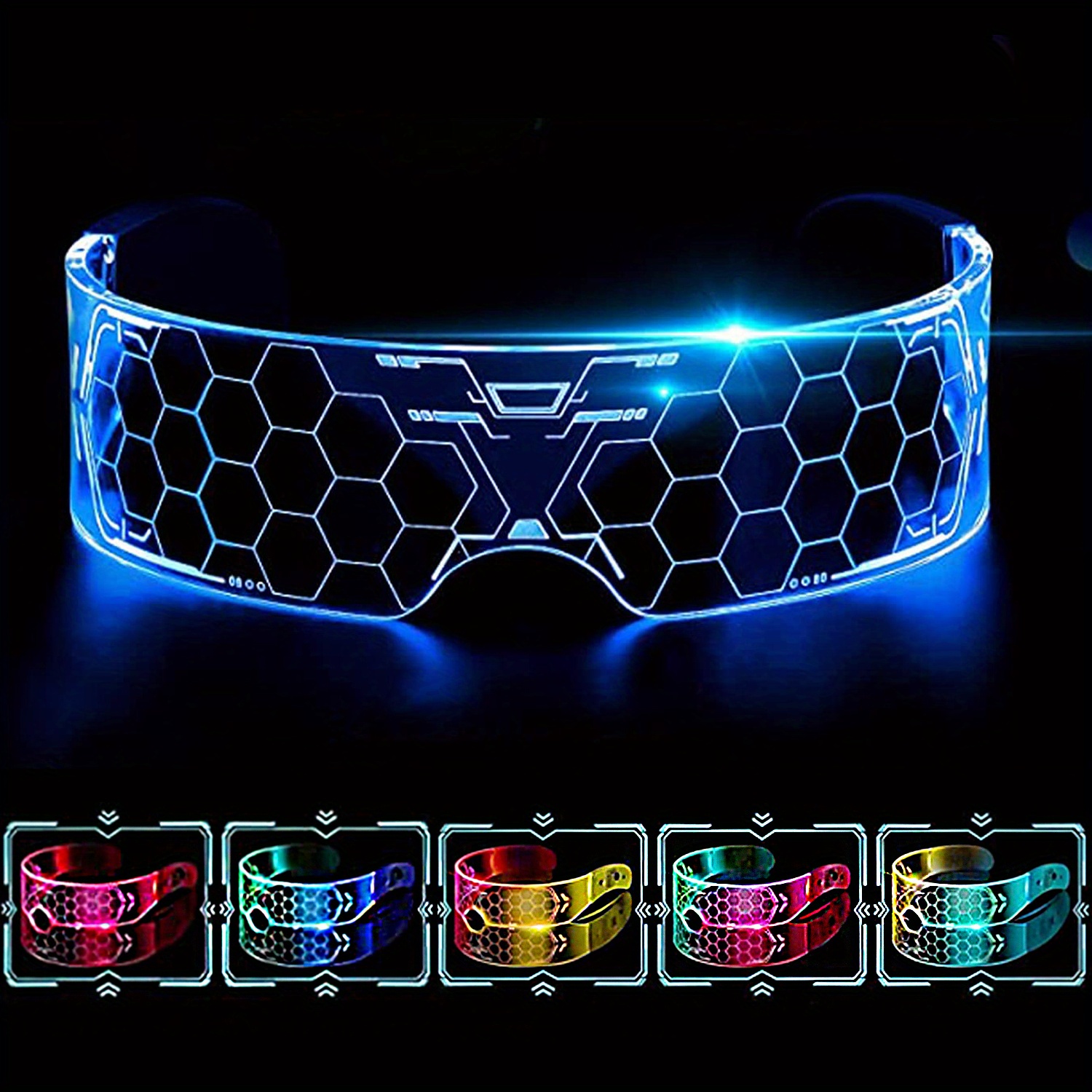 Party glasses with best sale lights