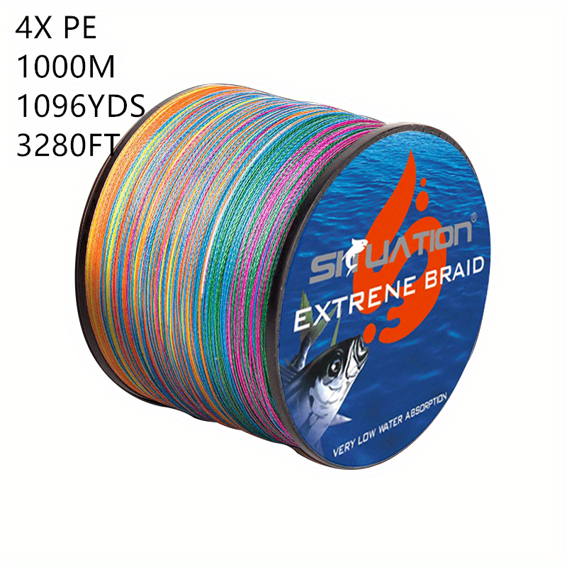 1096yds 4 strands Pe Fishing Line Super Strong Tension - Temu