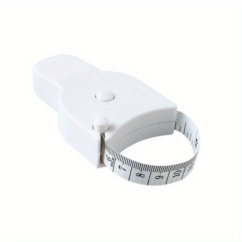 uxcell Body Measure Tape 60 White Automatic Retractable Measuring Tape  with Double Scale White Soft Tape Measure for Body Measurements, Sewing,  Cloth