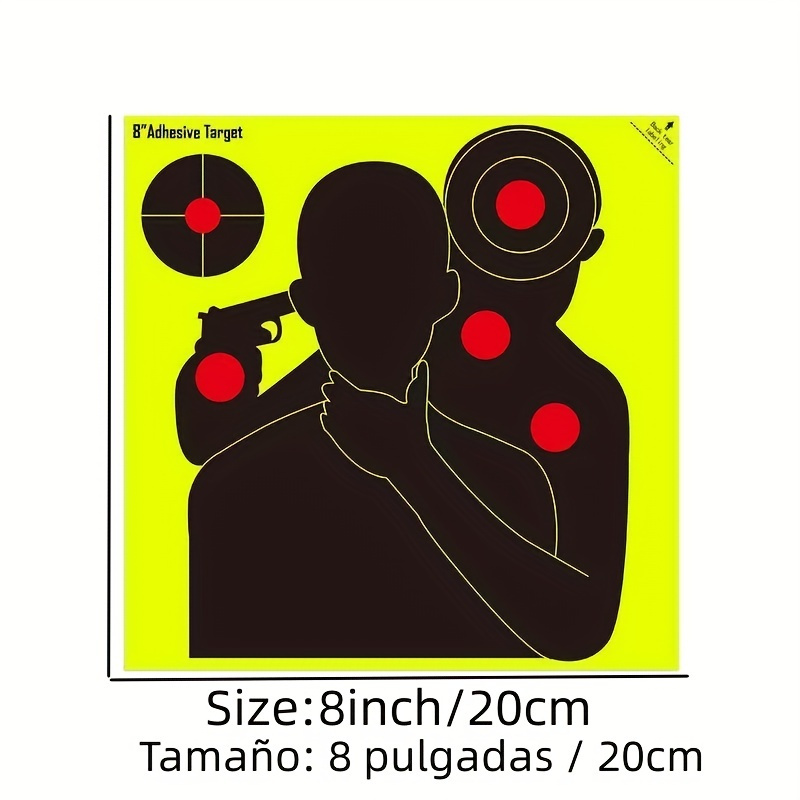 8 Shooting Target Rifle Gun Adhesive Stick Splatter Reactive Practice  Range - Tony's Restaurant in Alton, IL