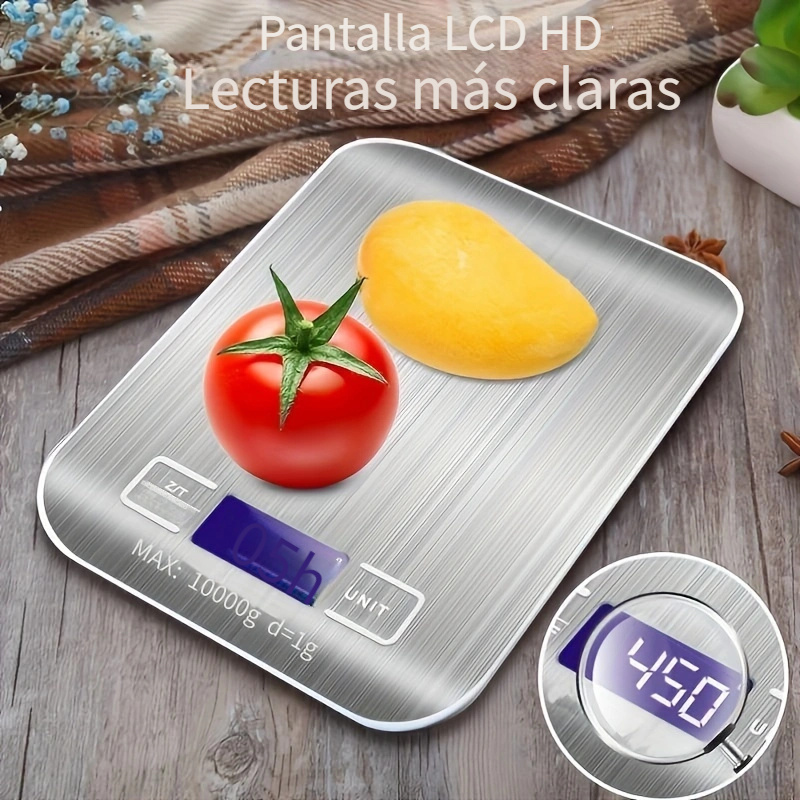 Mini Bascula Digital de Cocina Pesa de Alimentos Balanza Para