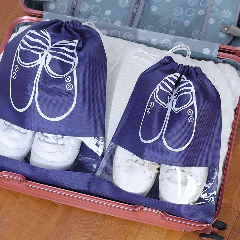 Non-woven Travel Portable Shoe Storage Bags - Temu