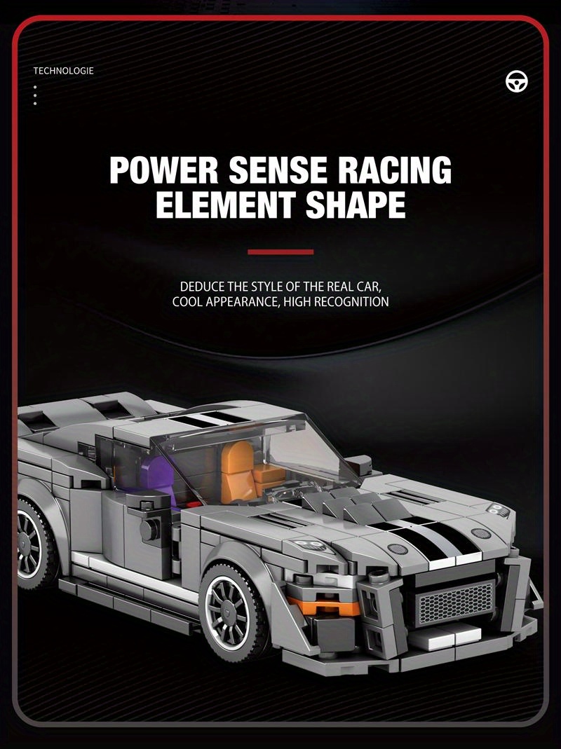  JOMIOD Technology Sports Car Building Kit for Lambo Speed  Champions EVO, 360 Pieces Supercar Model Building Blocks, Race Car  Technique Car Collectable Model, MOC Racing Car Kit : Toys & Games