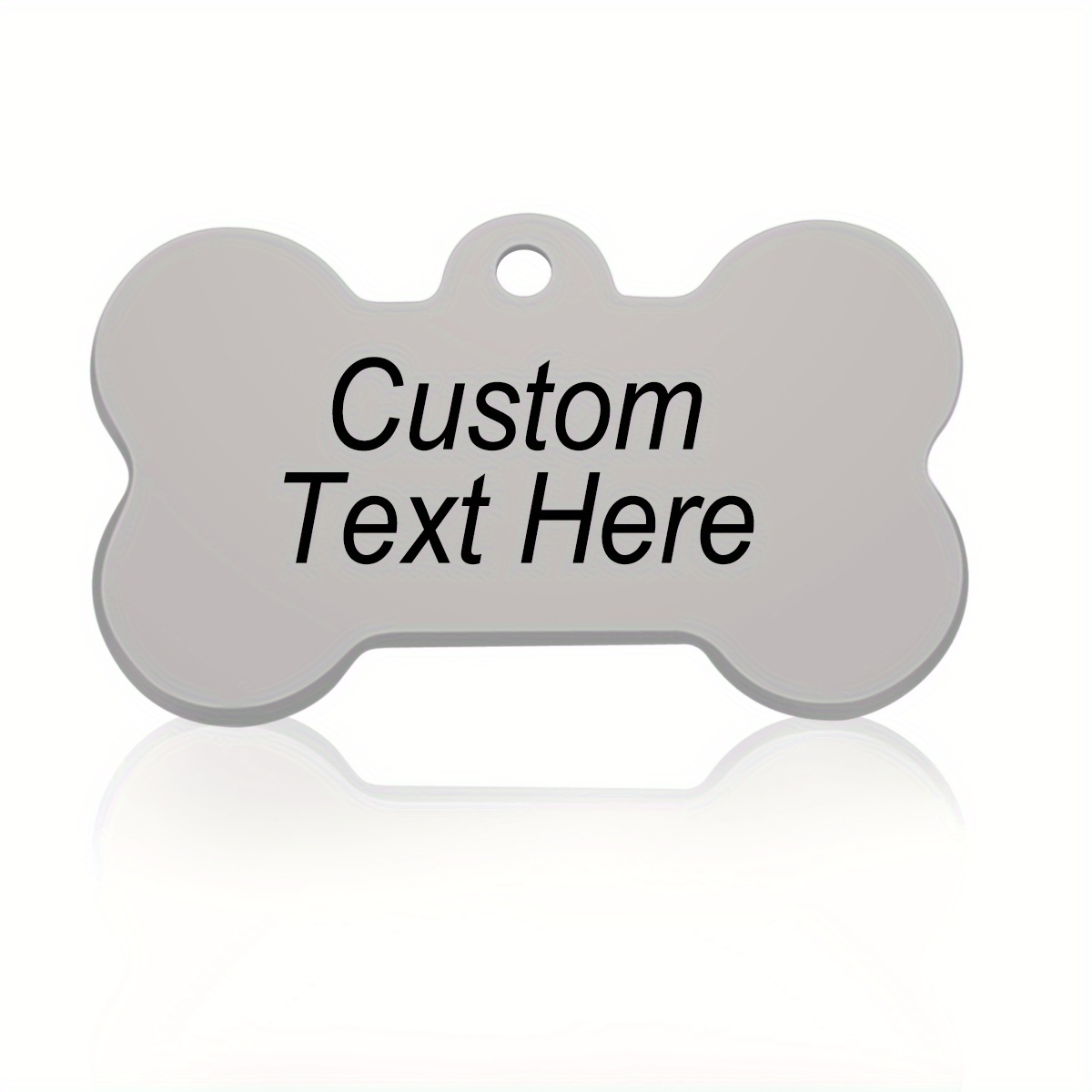 Customized Bone Shaped Pet Id Tags Dog Cat Name Label Tags - Temu ...