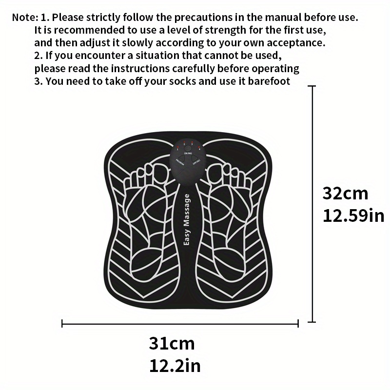 physiotherapy foldable electric ems foot massage