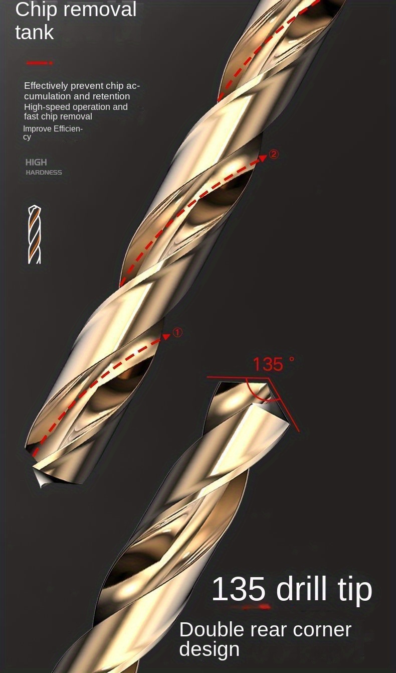 M43 Twist Drill Cobalt Drill Stainless Steel Special Temu