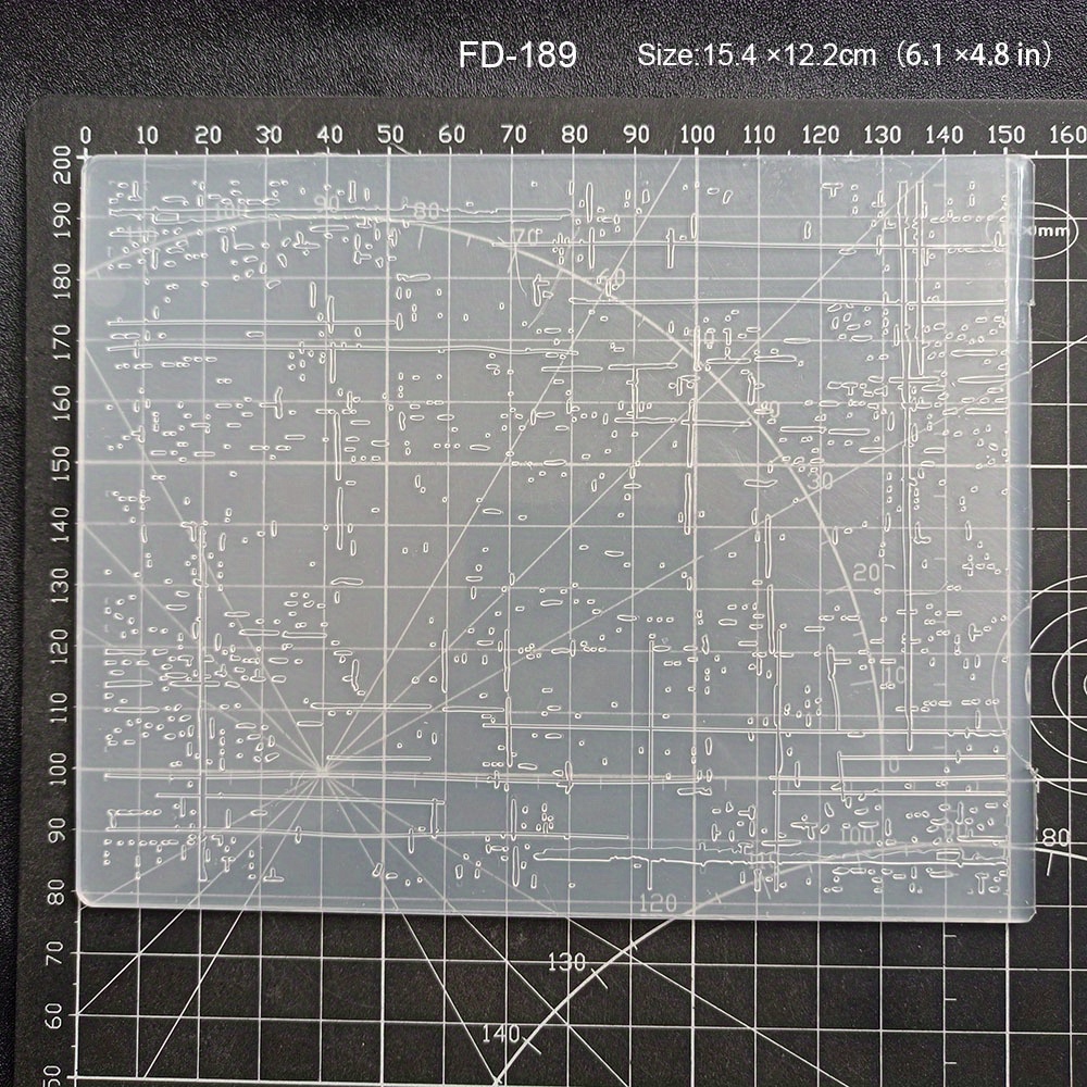 Dot Line/inkjet Embossed Folder Plastic Embossing Folders Temu