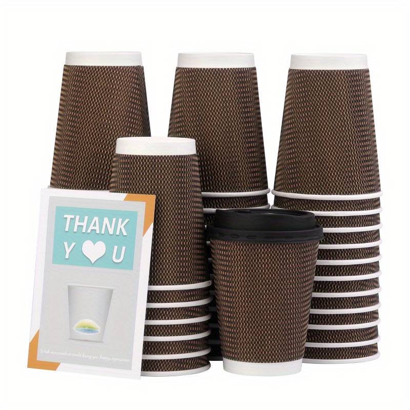 Vasos de papel para cafe 12 oz - Desechables Impresos