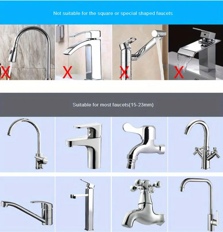 1pc faucet water purifier kitchen tap washable ceramic percolator water filter filtro rust bacteria removal water cleaner household bathroom accessories kitchen accessories faucet accessories details 6