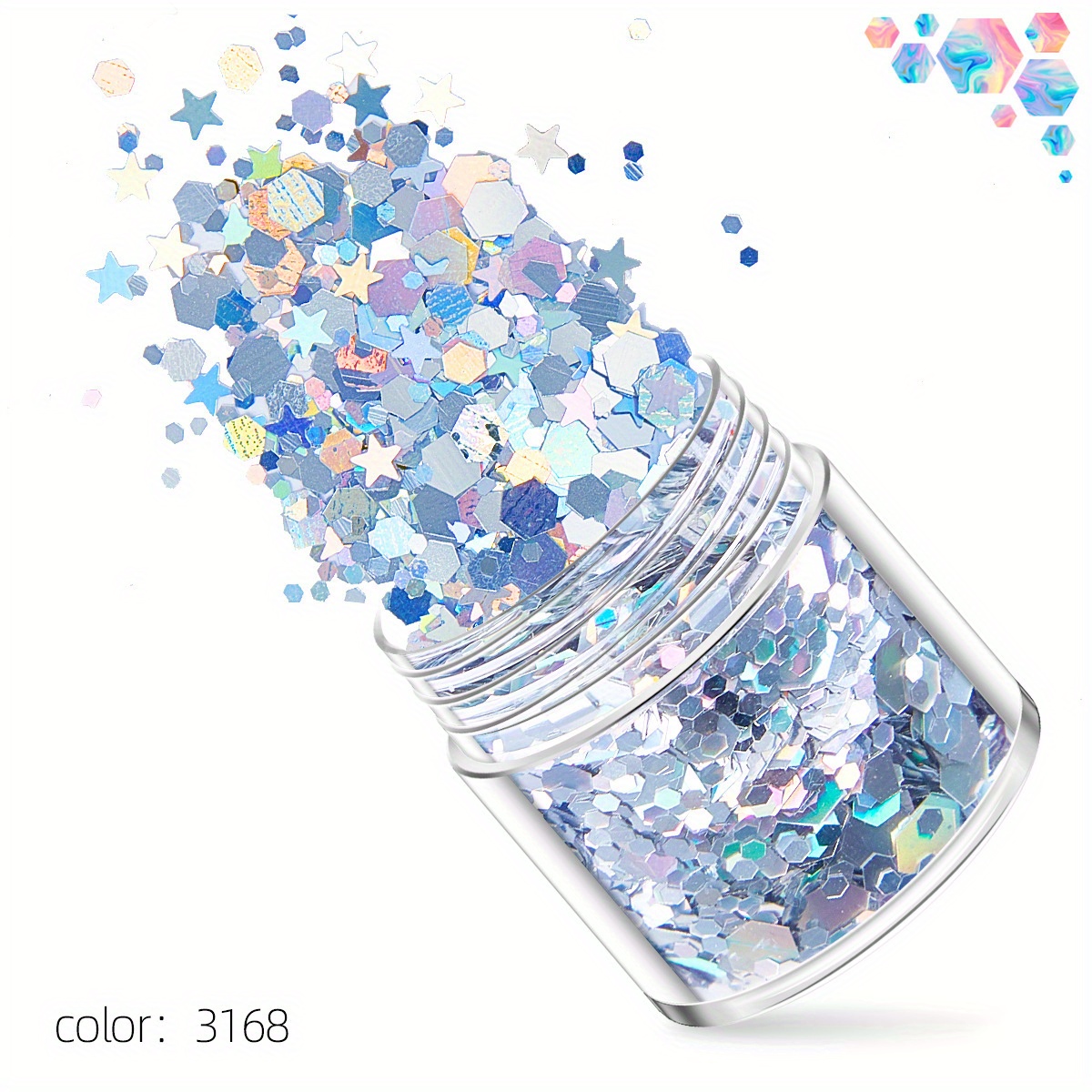 Holographic Glitter For Nails Nail Glitters For Acrylic - Temu