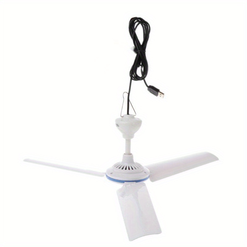 Stay Cool Anywhere Portable Usb Ceiling Fan Camping Temu