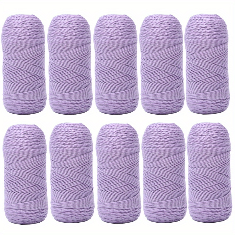 1pc Solid Color 4-ply Acrylic Soft Yarn For Knitting And Crocheting, 140  Yards