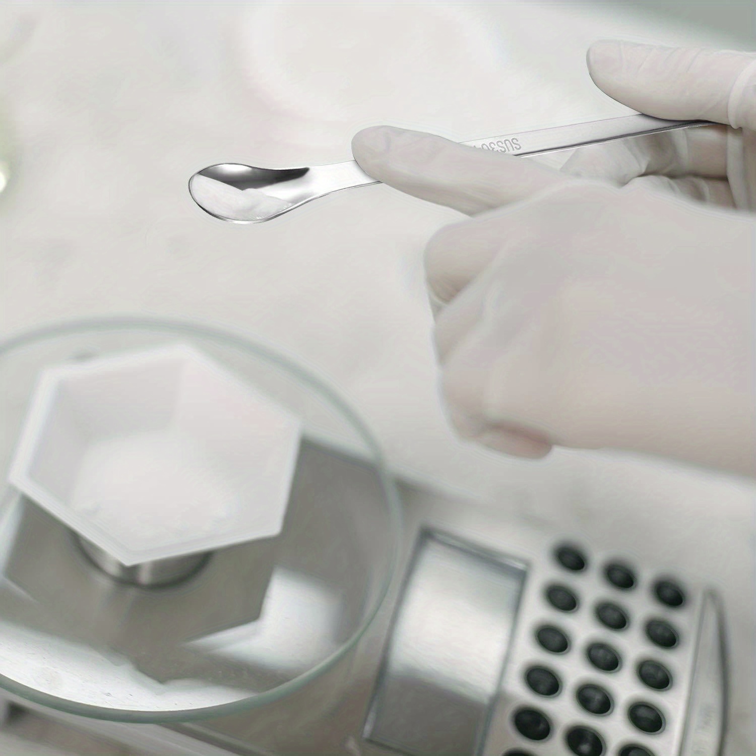 Stainless Steel Reagent Laboratory Sampling Spoon Laboratory Temu