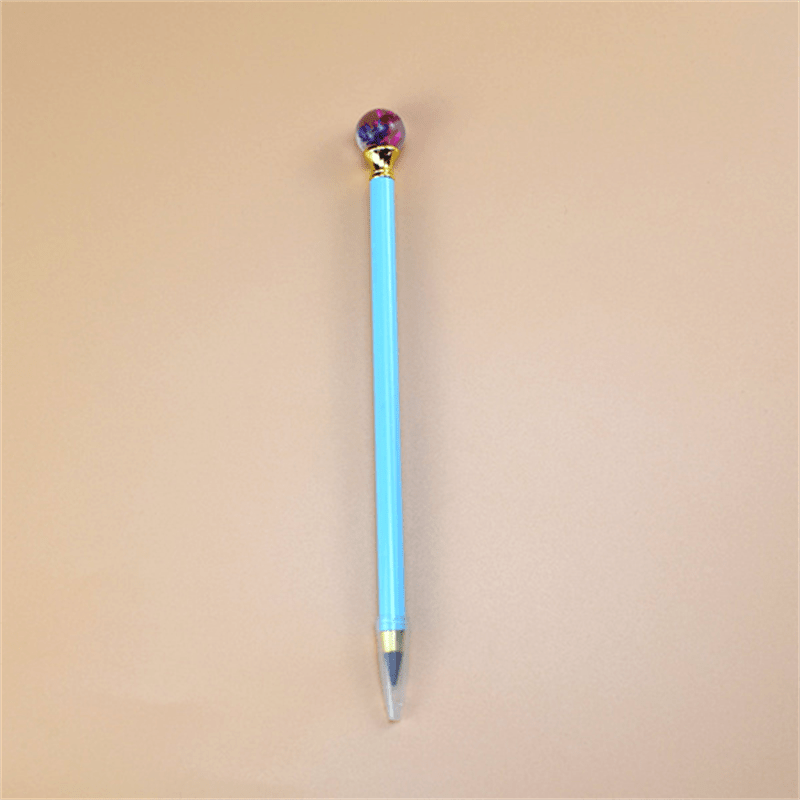 Creative Cartoon Crystal Flower Ball Metal Pencil