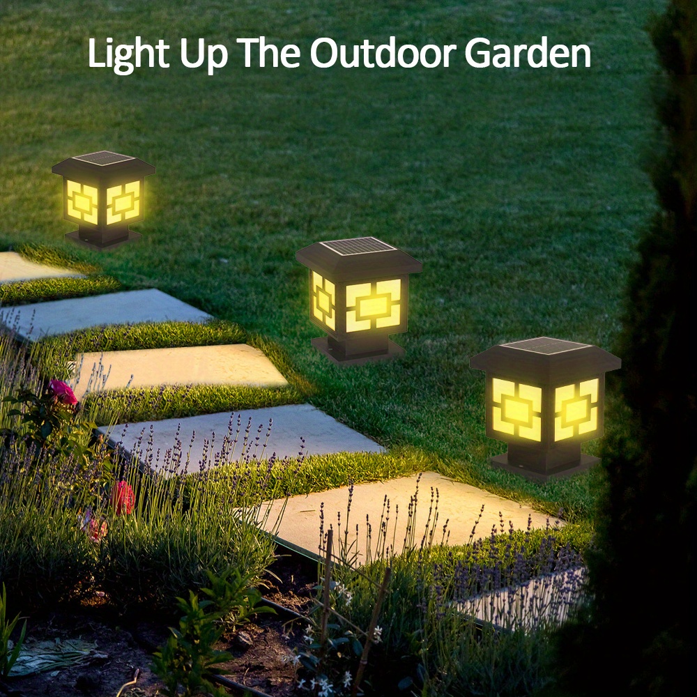 Large solar online fence lights