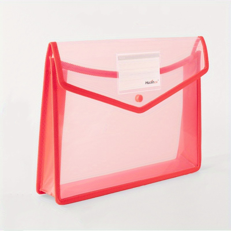 Plastic File Folders A4 Poly Envelope Expanding File Wallet - Temu