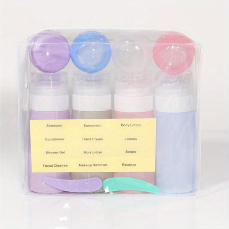 10Pack Travel Bottles Set -3Oz Leakproof Silicone Travel Bottles