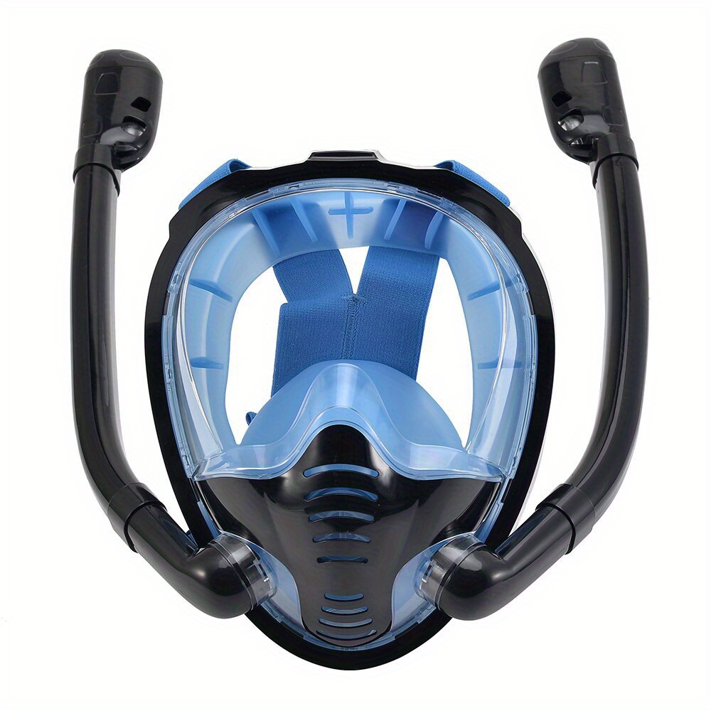 Full Face Diving Mask for Scuba Diving, 180° View Panoramic Dive Mask with  Camera Mount, Anti-Fog & Anti-Leak Dive Mask Support for Scuba Diving