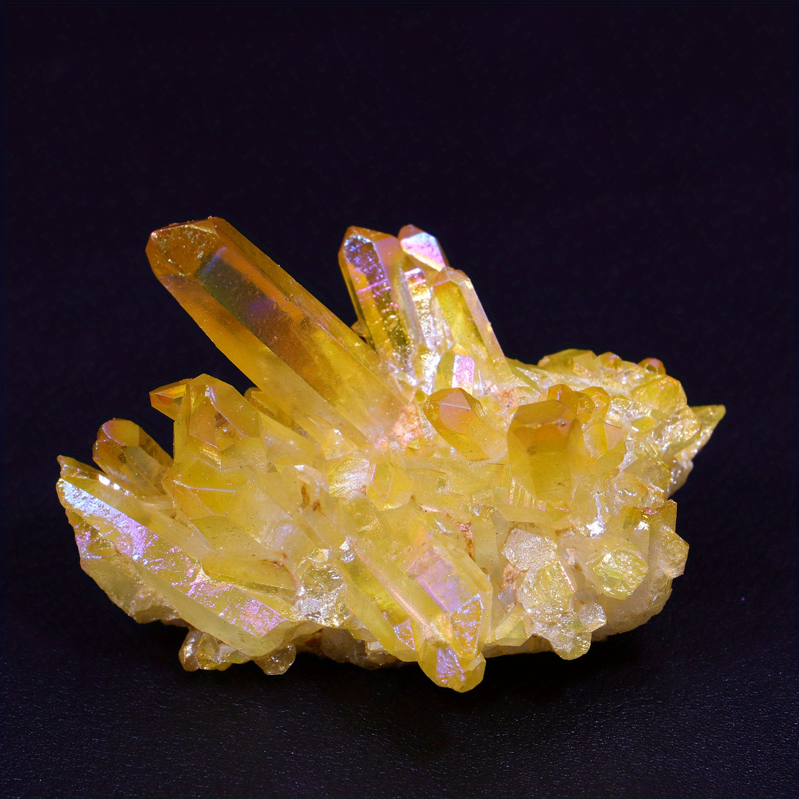 Natural Crystal Cluster Rough Yellow Mineral - Temu