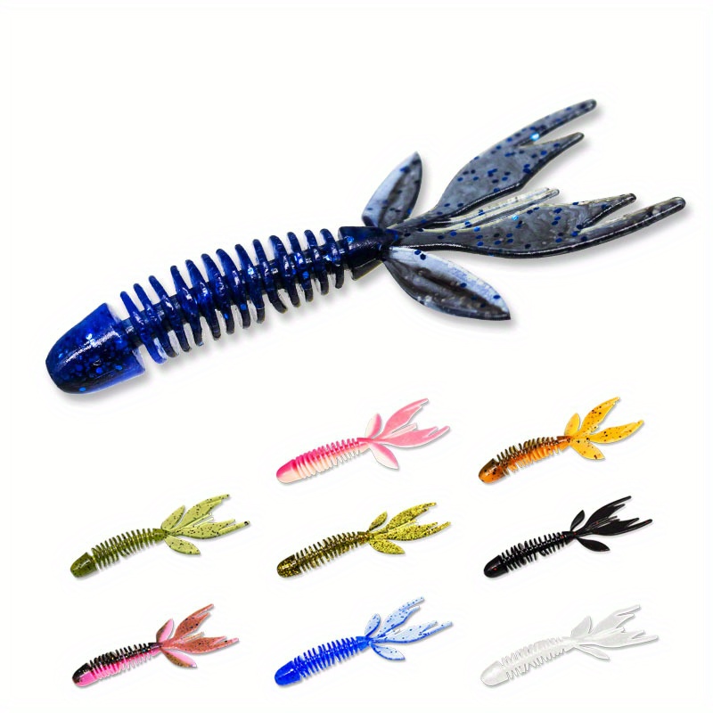 20PCS Fishing Soft Lure Worm Bait 3.5cm/0.3g Silicone Baits for