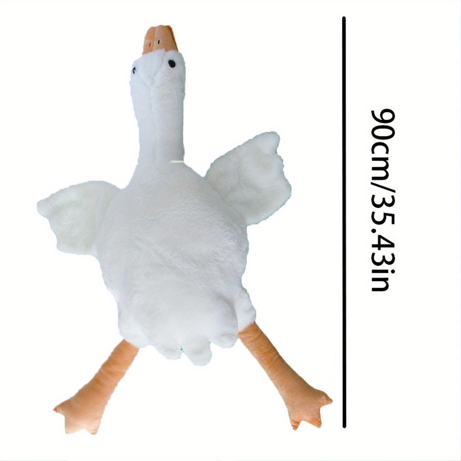 Goose Plush, Duck Plush Toy, Goose Stuffed Animal Pillow Toy Cute Giant  White Goose For Kids Gift, 50 Cm
