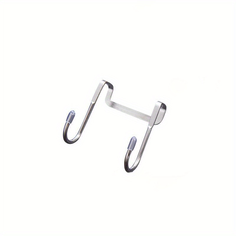 Stainless Steel Door Hook Punch Free Double S Hook Hooks - Temu